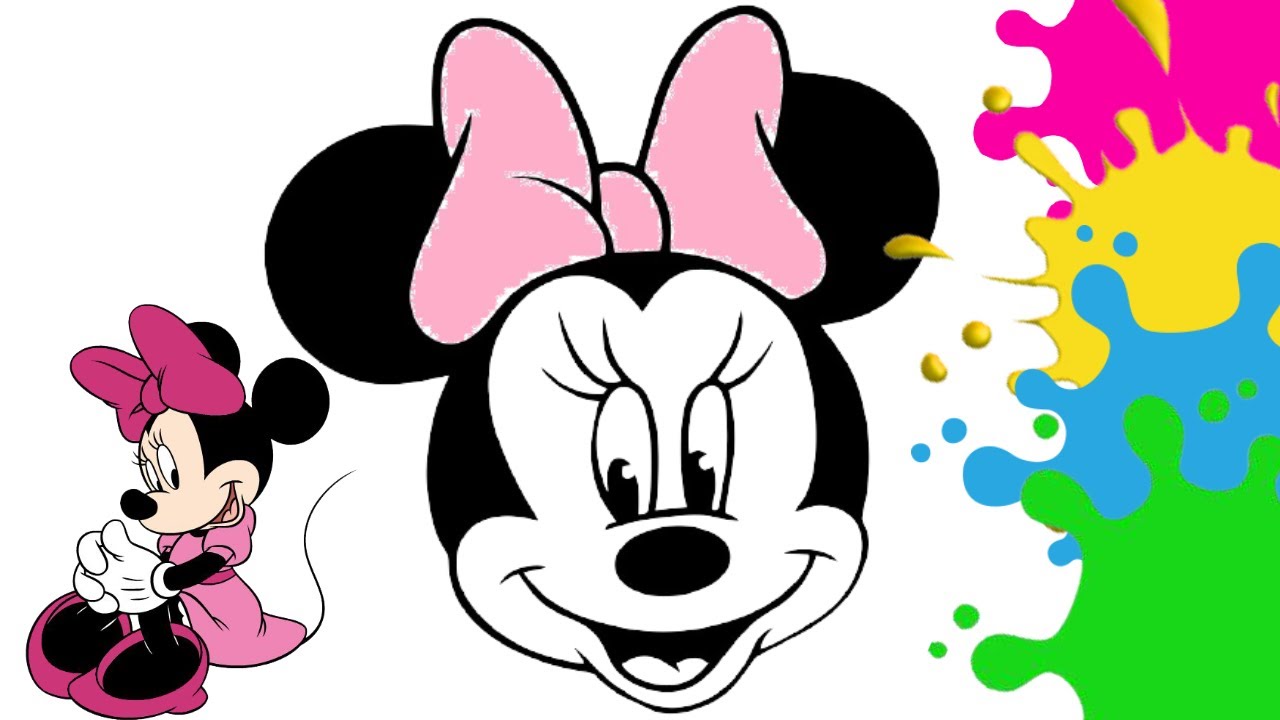 Minnie Mouse Para Colorear Dibujos Faciles Pintamonas Kids Youtube