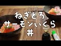 【ねぎとろサーモンいくら丼】ふるさと納税[北海道八雲町]いくら醤油漬110g×5パック 合計約550g　#004 Japanese Dining　咀嚼音 ASMR　日本的桌子　일본 식탁