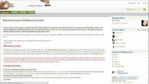 Create Profile on FolioSpaces