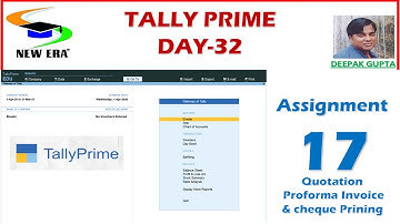Tally Prime Day 32 By Deepak Gupta