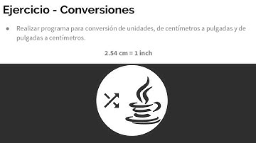Conversión de centímetros a pulgadas - JAVA básico