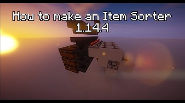 Easy Stackable Item Sorter 1.14.4! [Tutorial]