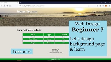 Introduction to web design | Learn with actual work | Lesson 2