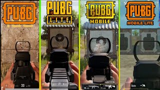 Gun Recoil PUBG Vs PUBG Lite Vs PUBG MOBILE Vs PUBG MOBILE LITE screenshot 5