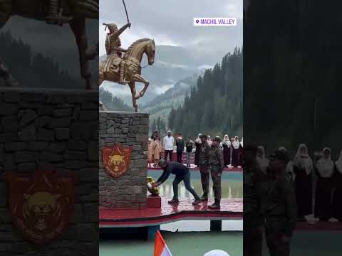 Chhatrapati Shivaji Maharaj Statue in Kashmir by Indian Army #shorts #shivajimaharaj