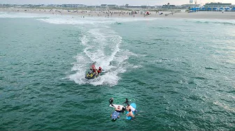 Surfers Help Save 3 Swimmers in Seaside Park Rip Current Water Rescue New Jersey 6/29/25