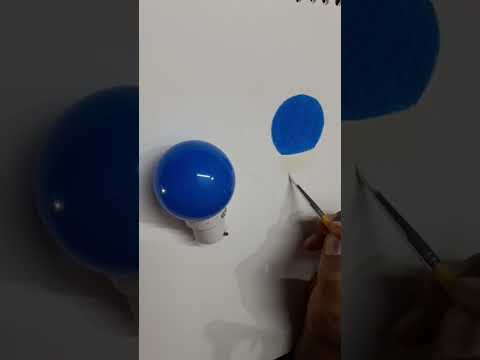 bulb 3d Drawing #shorts#Lightbulb drawing#3D drawing 