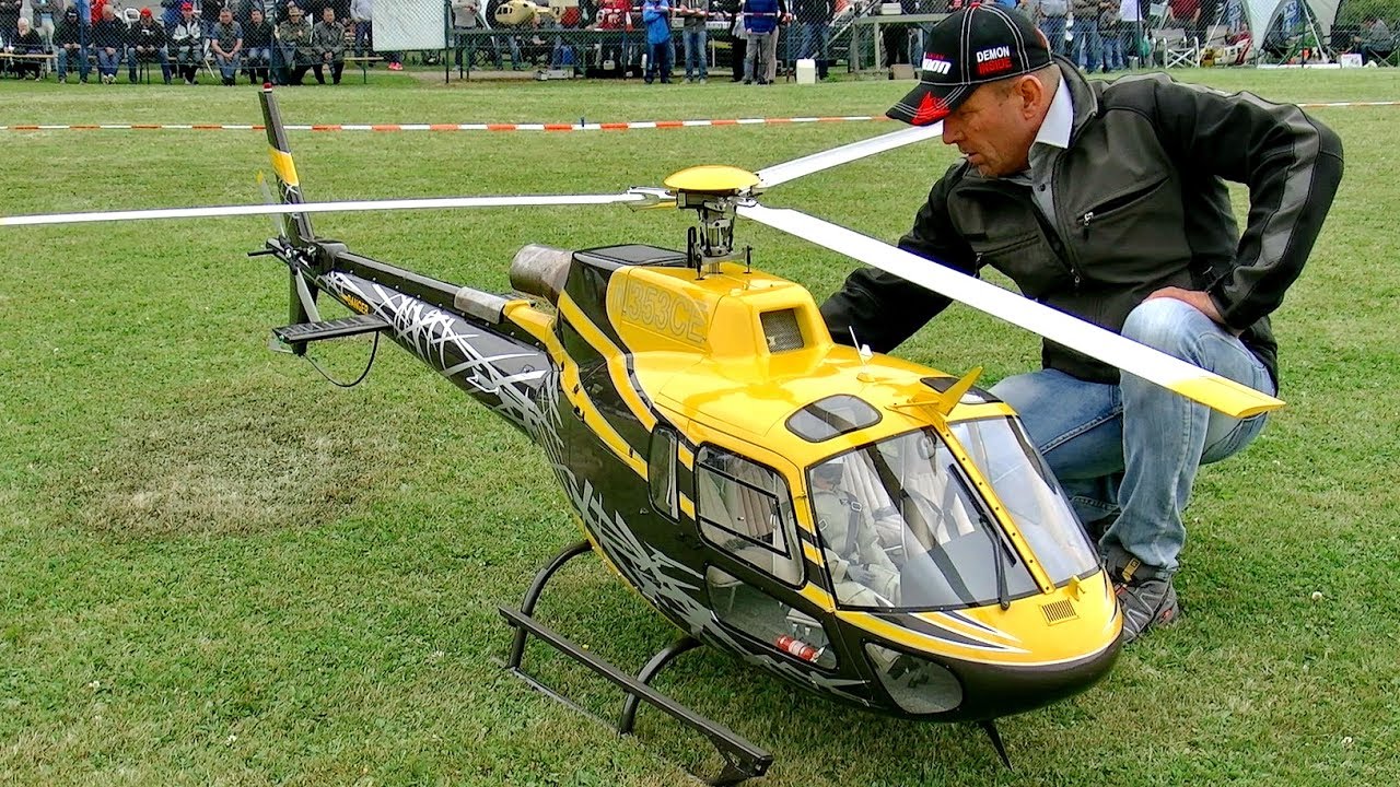 large scale rc turbine helicopters