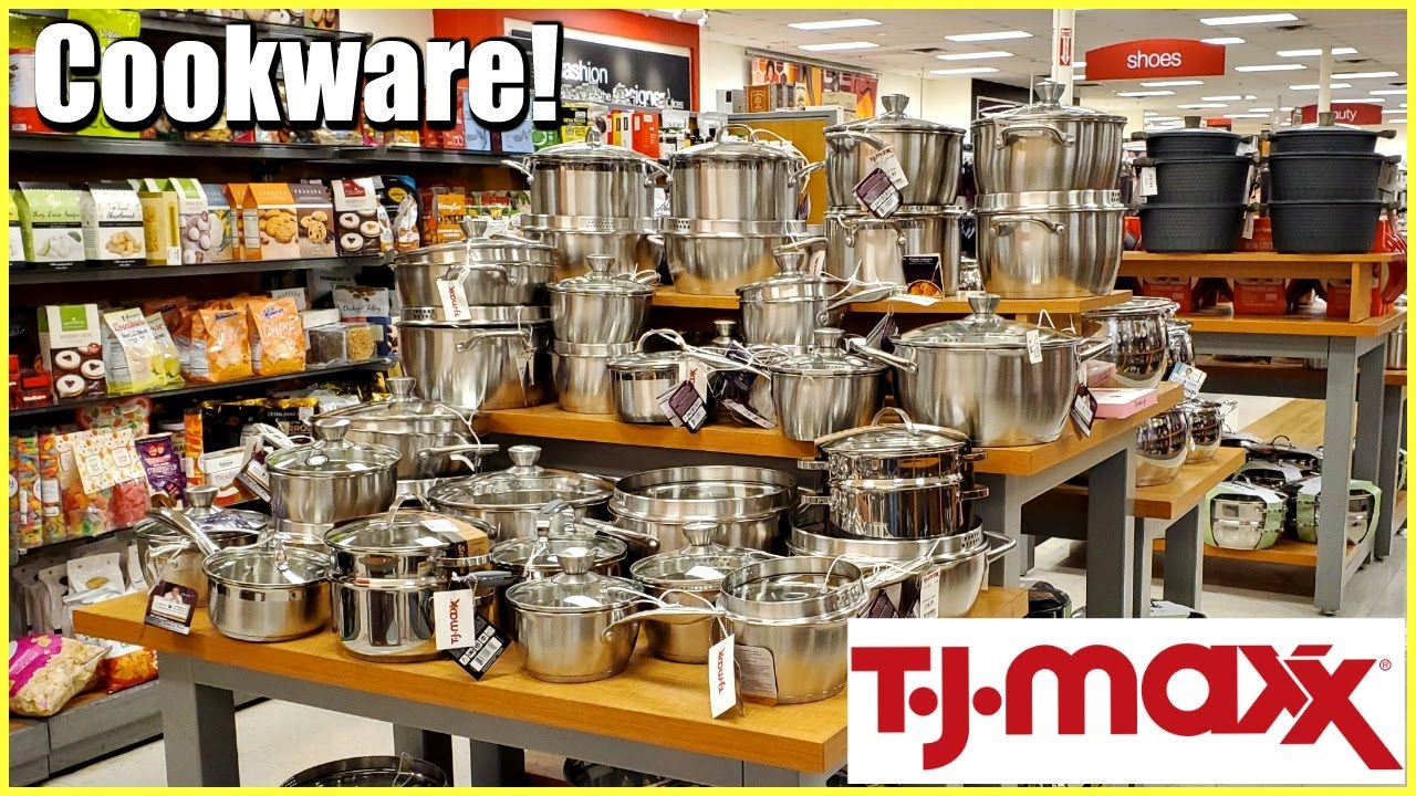 TJ MAXX KITCHENWARE, COOKWARE, ALL CLAD POTS & PANS HOME IDEAS SHOP WITH ME  STORE WALKTHROUGH 2020 