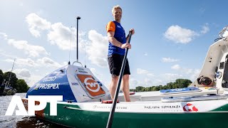 : German Activist Survives Atlantic Collision on Modified Paddleboard | APT