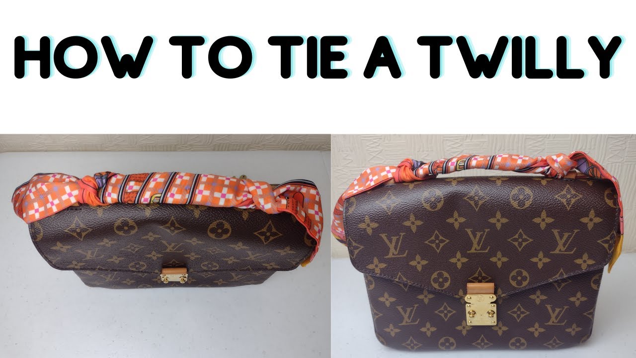 How to tie LV Bandeau and Hermes Regate scarf ring! 