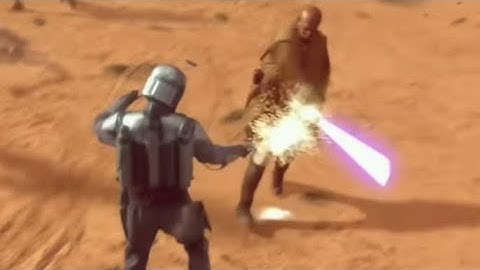 Jango Fett deleted death scene with VFX