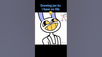 drawing jax bc why not? #animatin #tadc #jax #ibispaint #shorts #theamazingdigitalcircus