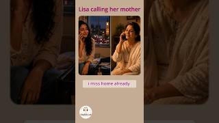 Lisa calling her mother | Emotional | Real-Life English Conversation Story | Slow English Speaking