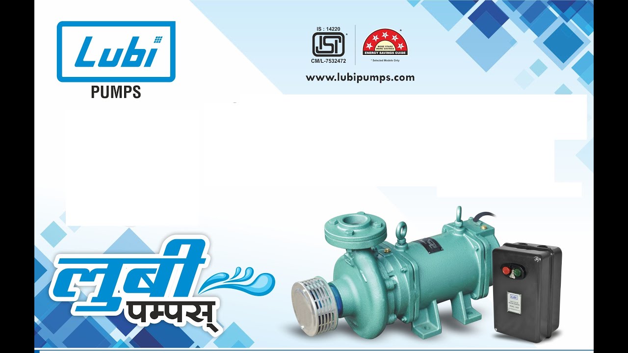 LUBI MAKE 7.5 HP OPEN WELL SUBMERSIBLE PUMP lubipumps YouTube
