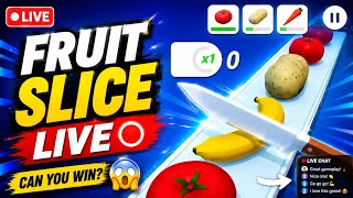 🔴 Fruit Slice LIVE 🍎 | Endless Gameplay 🔥 #shortslive #live