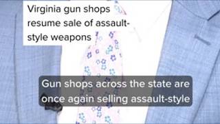 Virginia gun stores resume sale of assault-style weapons