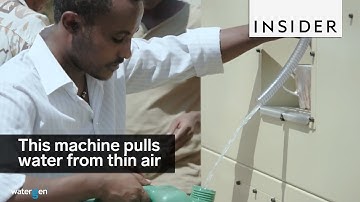 This machine pulls water out of thin air