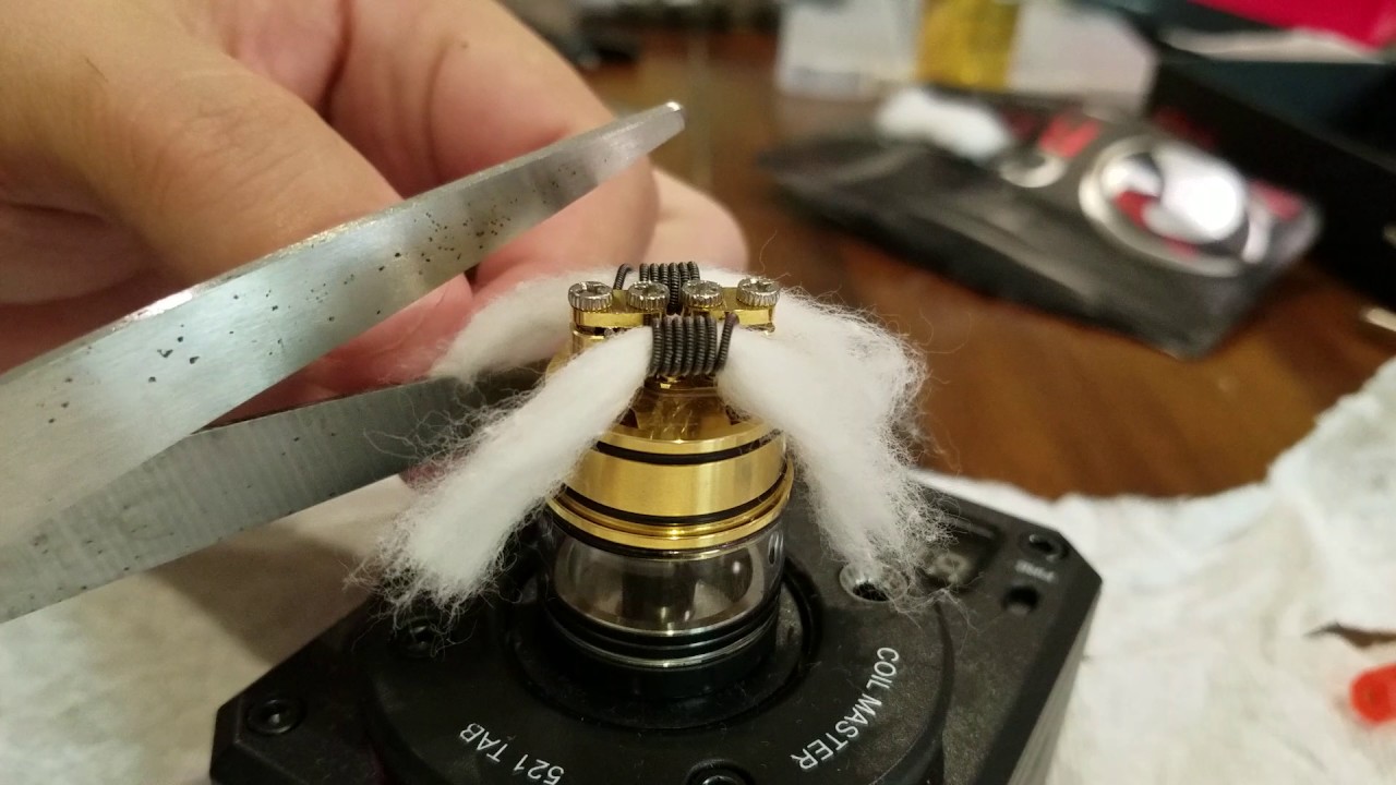 How to wick an RTDA best way