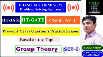 IIT-JAM ,GATE,CSIR -NET  GROUP THEORY PYQ Solution Practice Session (PART-I)