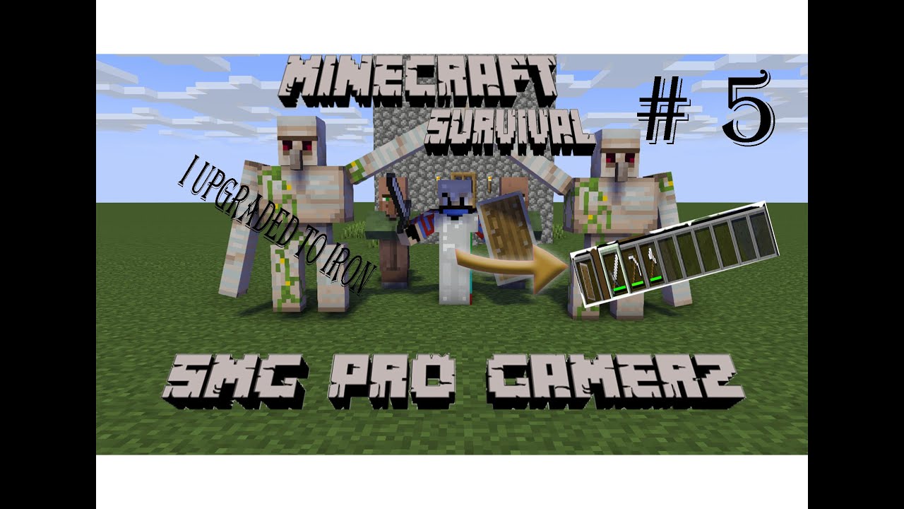 I make iron tools in minecraft # 5 - YouTube