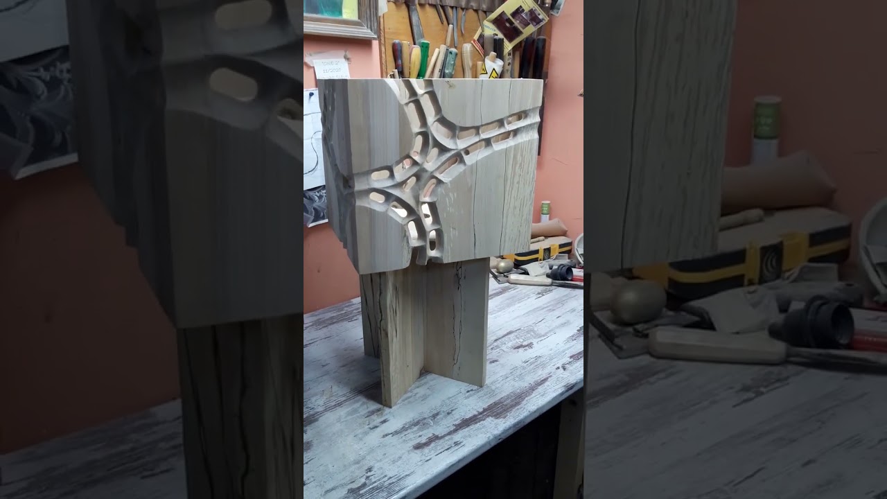 How I made my wooden lamp  "KARRA" short Pt.1 
