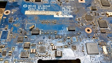 DELL LATITUDE E6410 Intel CORE i5 Power Issue Button Not turning on 3v/5v Section Issue