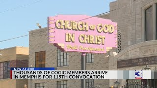 Thousands of COGIC members arrive in Memphis for 115th convocation