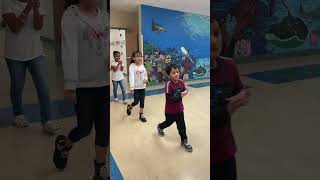 Mrs. Gifford caught some second graders singing 🎵 our school song on their way to recess.