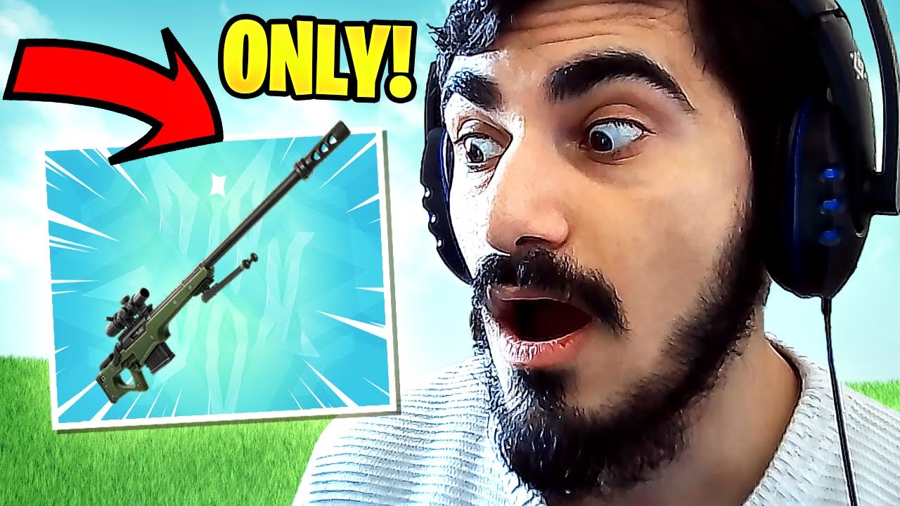 Winning Fortnite Using ONLY Sniper Rifles – Is It Really Possible?