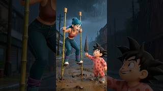 ¡¿Goku pensó que lá lana era helado?! #naruto #dibujo #ia #animacion #goku #shortvideo #fypシ