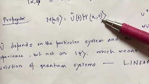 Unitary Time Evolution In Quantum Mechanics