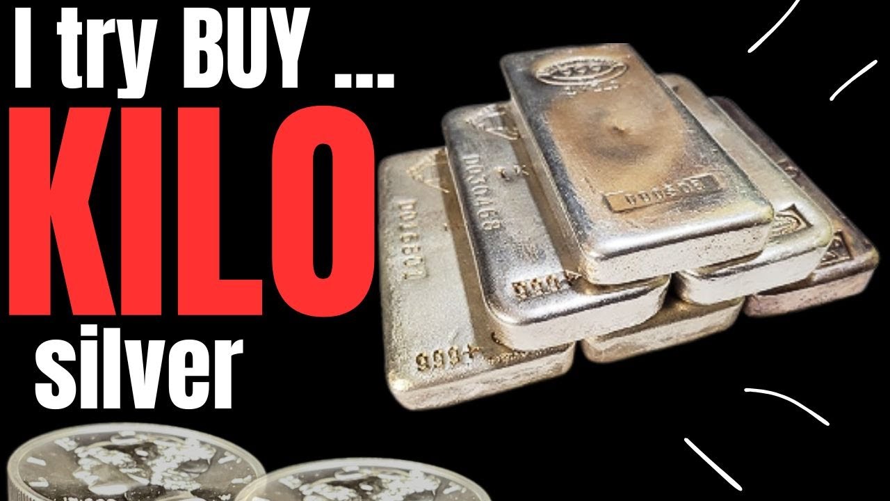 I try to buy a KILO of silver … the REAL PRICES you pay