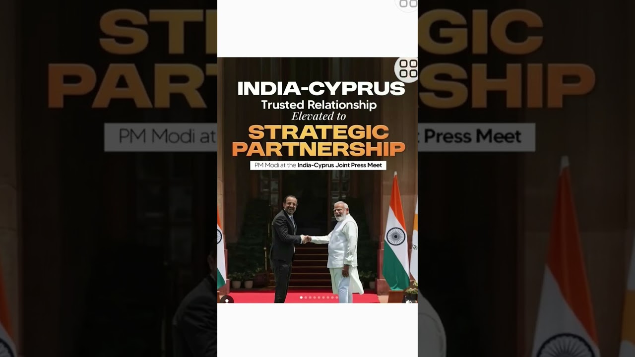 India-Cyprus Bond Gets Strategic Upgrade!!!!#viral #modi #trending #goviral ##cyprus #stockmarket
