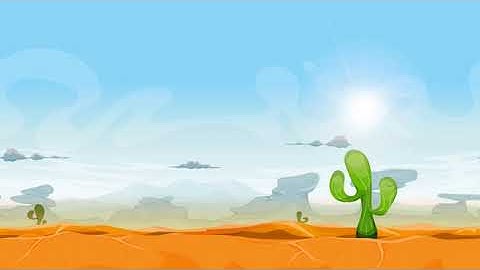 Seamless Western Desert Landscape Animation | Free HD Video Clips | No Copyright Videos