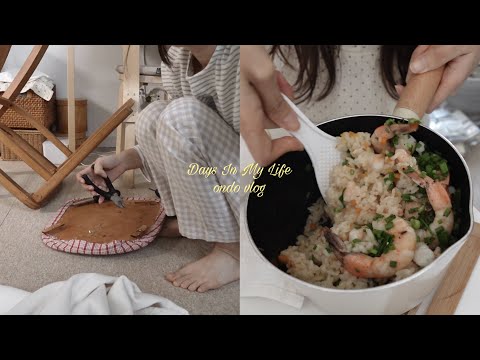 새우솥밥,<strong>의자쿠션</strong> 셀프로 교체하고, 드레스 투어,마라탕에 빠진 일상