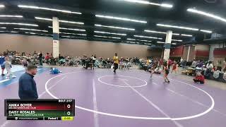 55-62 Lbs Round 5 - Anika Boyer, Keller Wrestling Club Vs Daisy Rosales, All American Wrestling Cl