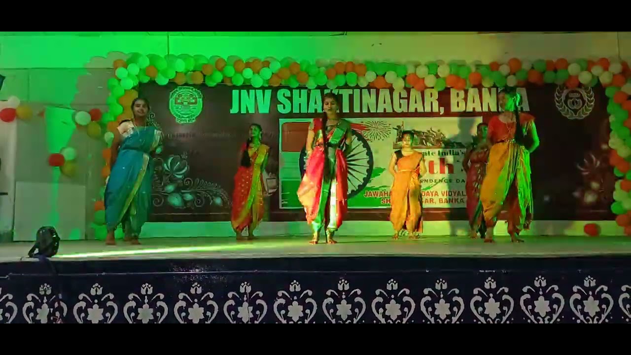 Amazing dance performance by class 10 girls of jnv banka on aayo re shubhdin song 