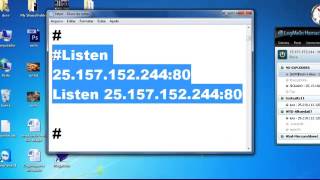 Configurando easyphp pra rodar ip hamachi