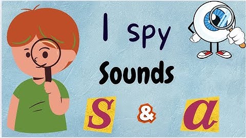🌟 I Spy Game | Initial Sounds S and A | Fun Phonics for Kindergarten