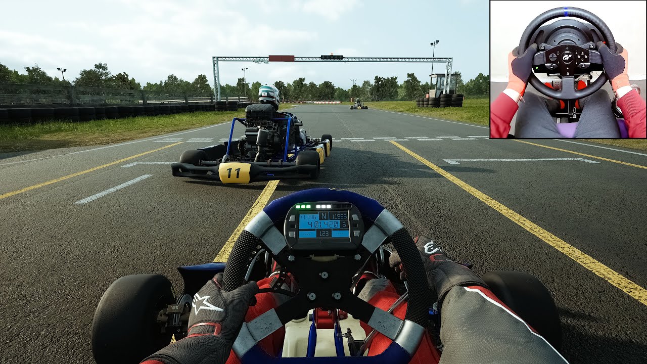KartKraft | Praga Monster Kart | Whilton Mill Kart Circuit | Steering Wheel GamePlay