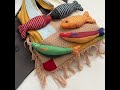 Lazy style knitted bag, bohemian style, fashionable and versatile commuting shoulder bag, #crochet