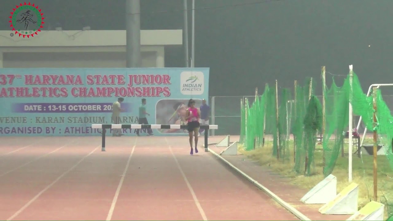 37th Haryana State Junior Athletics Championships at Karan Stadium, Karnal from 13-15 October 2024.