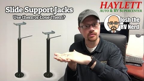 Slide Support Jacks with Josh the RV Nerd