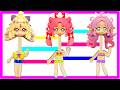 プリキュア水着あみだくじ❤️あみだくじでかわいい水着におきがえしてプールに行こう🏝️名探偵プリキュア