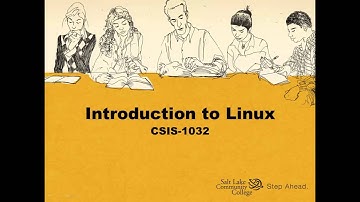 Intro to Linux Week 1: First Day of Class Part 1