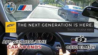 POTENZA DRIVE: Car Sound V8 Engine And Exhaust App Through Speakers (OBD2 ELM327) | POV Test Drive