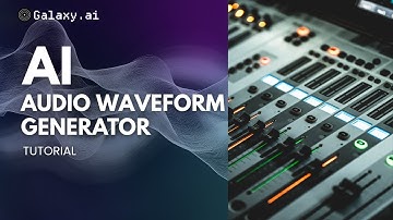 Turn Sound into Stunning Waveforms with AI | Audio Waveform Generator on Galaxy.ai (Tutorial)