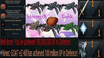 Araxxi / Araxxor achievements, drops, pets, log, fails, PB kill time on a Strength + Defence Pure RS