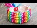 Crochet Boho Bead Bracelet - Bohemian Beaded Cuff - DIY Tutorial using Beads and Tunisian Crochet